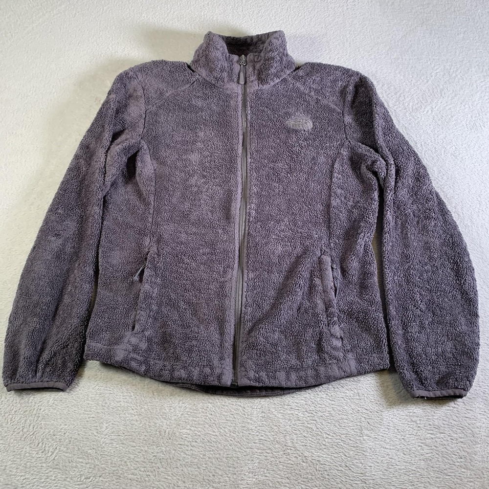 The North Face Jacket Womens Small Gray Osito Fleece Full Zip Soft Outdoor